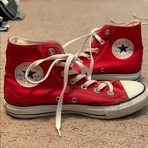 Red converse